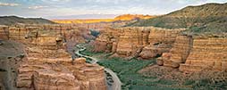 Charyn Canyon in Kasachstan