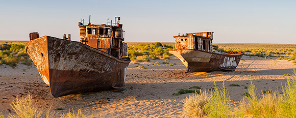 Erfahren Sie mehr über die Geschichte des einst mächtigen Aral Sees
