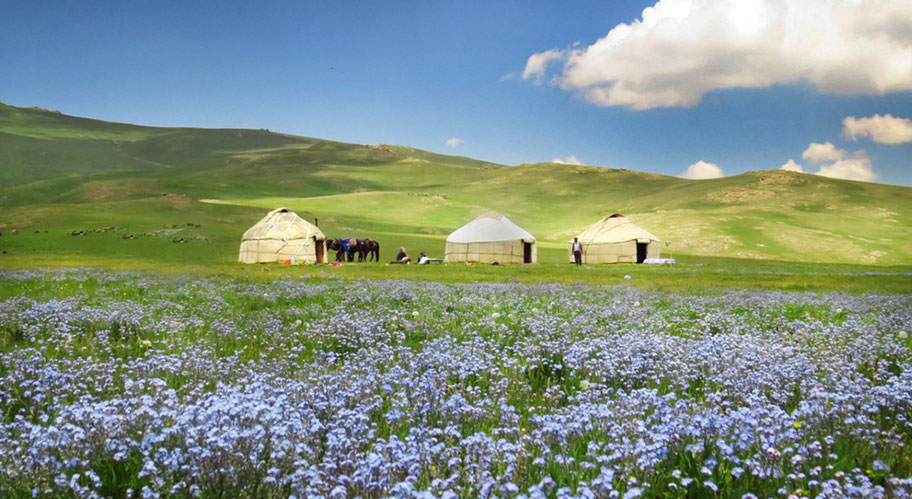 Kirgistan Natur Jurtendorf Kirgistan Naturreise buchen