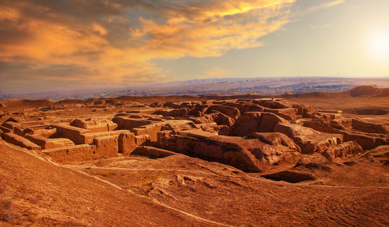 Archäologische Funde in Ashgabat Turkmenistan