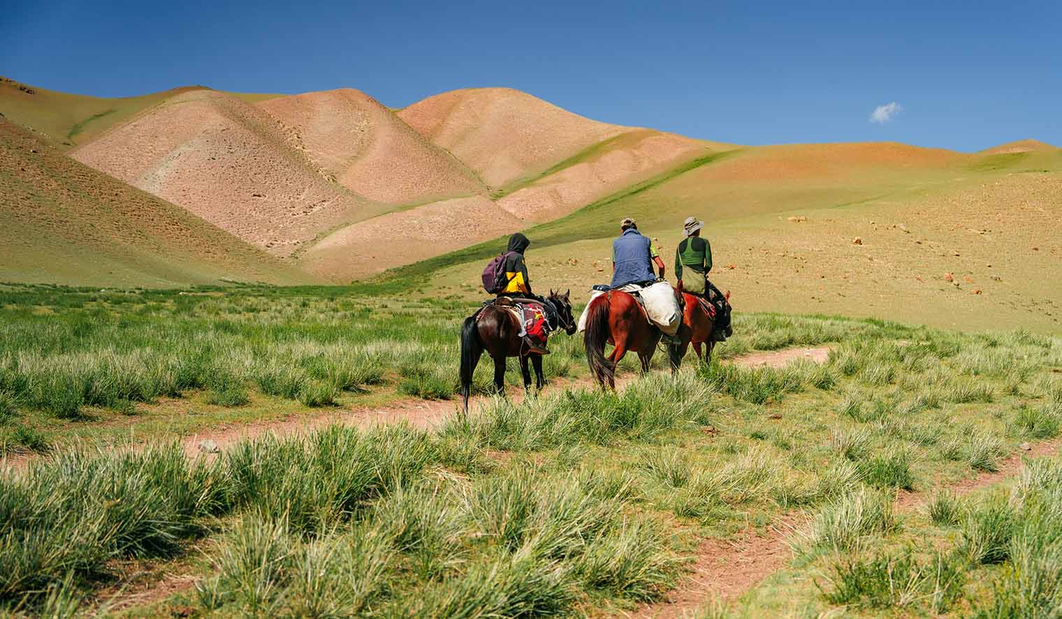 Reiten in Kirgistan