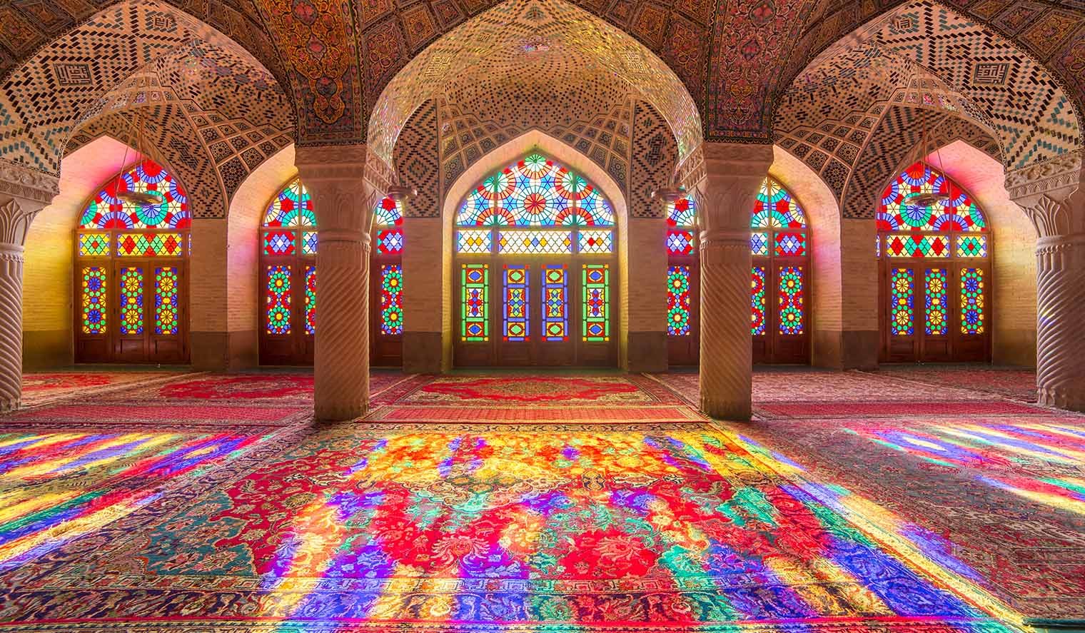 Moschee in Shiraz von Innen
