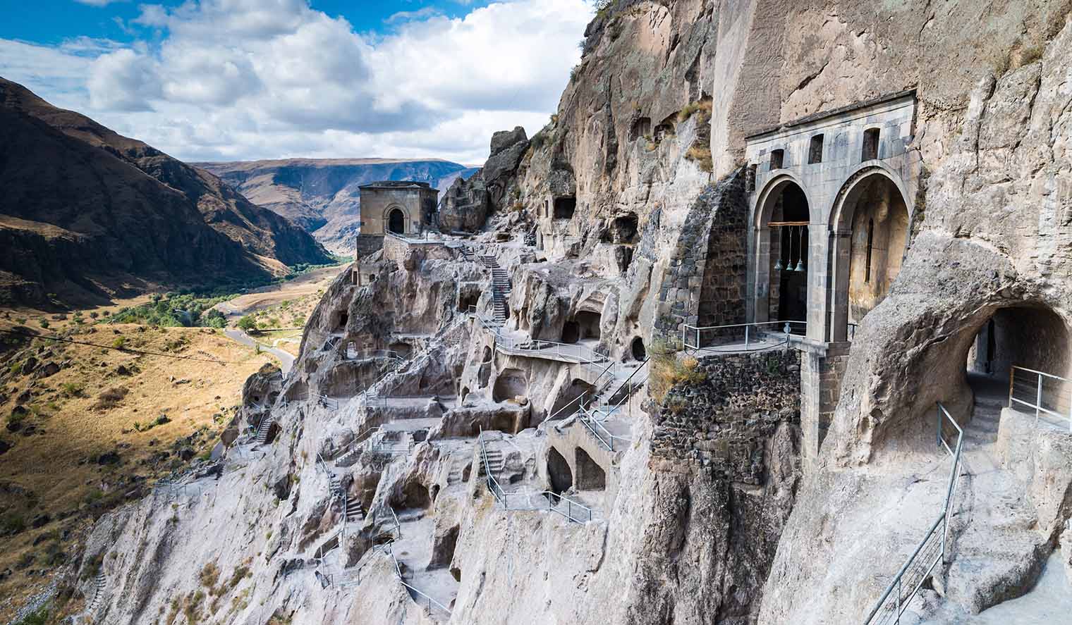 Höhlenkloster in Wardsia Georgien